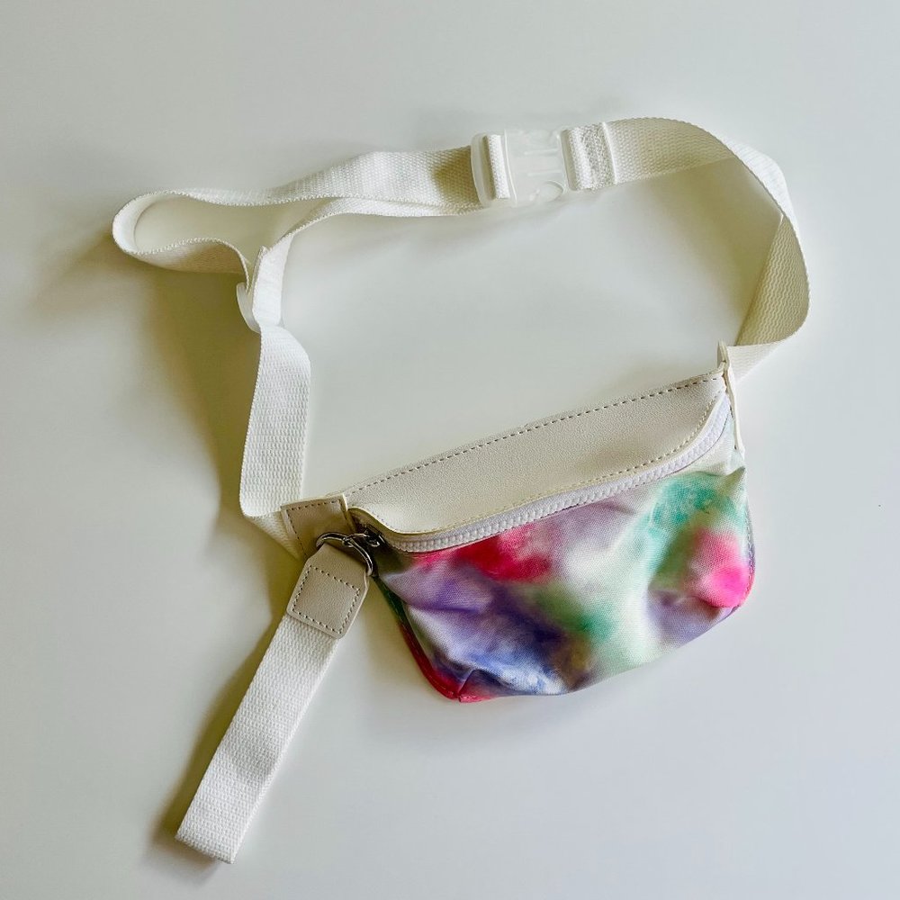 Rainbow tie-dye fanny pack/crossbody bag